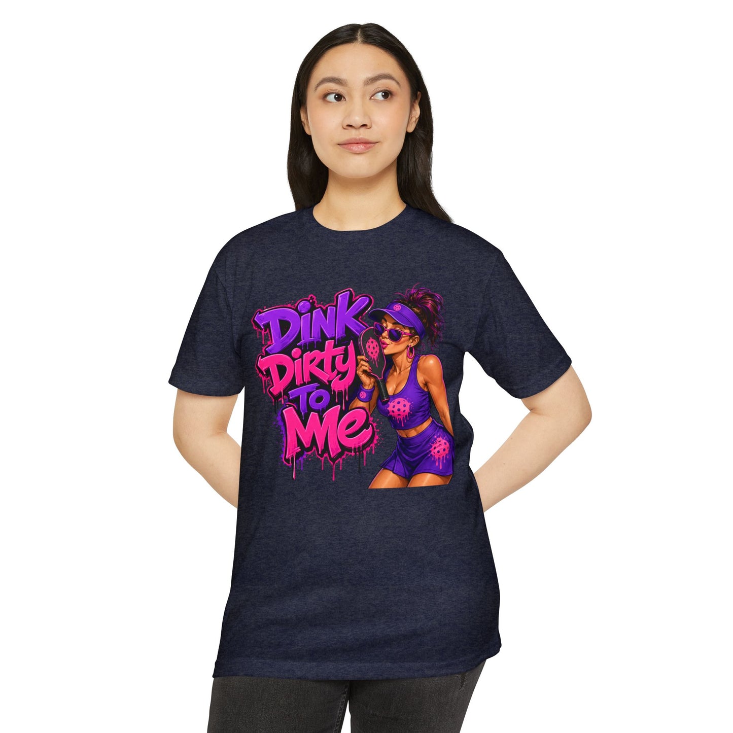 Dink Dirty To Me T-Shirt — Retro Pin-Up Beach Tee (Salty Attitude)