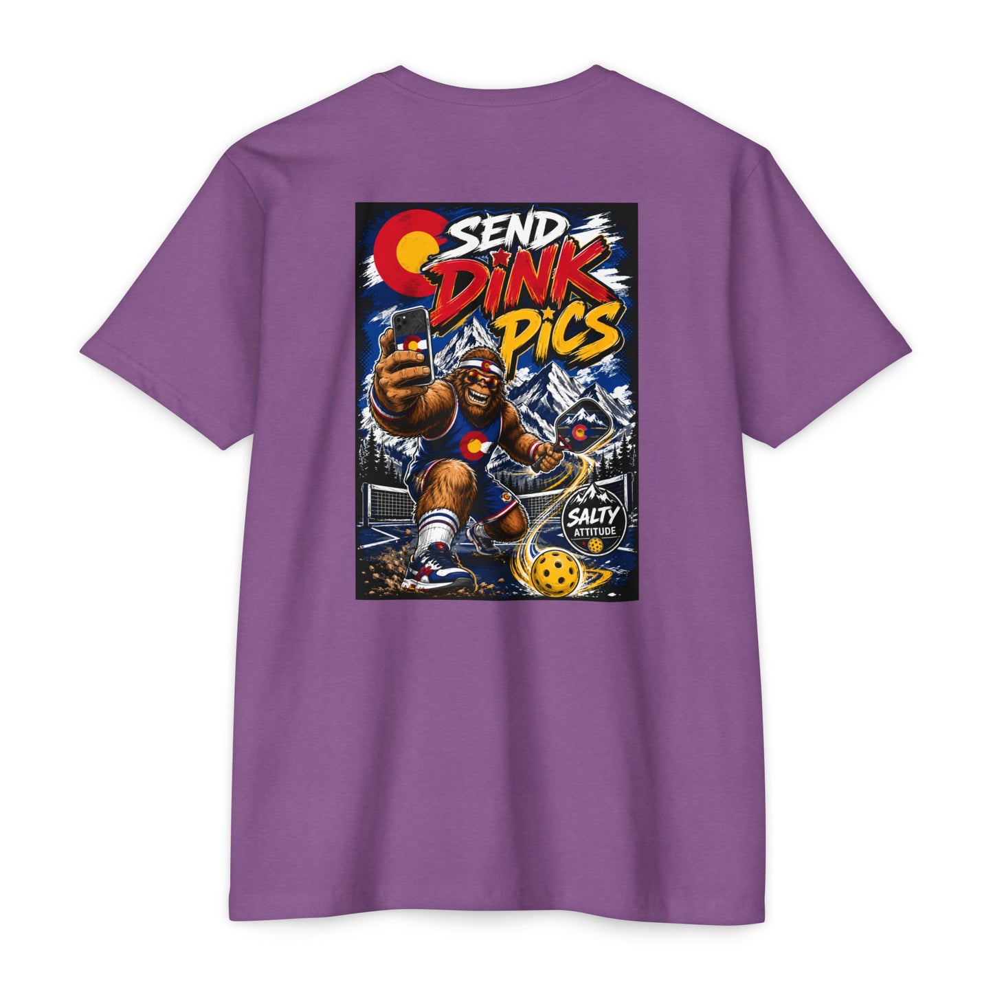 Send Dink Pics Basketball T‑Shirt — 'Salty Attitude' Retro Sports Graphic Tee