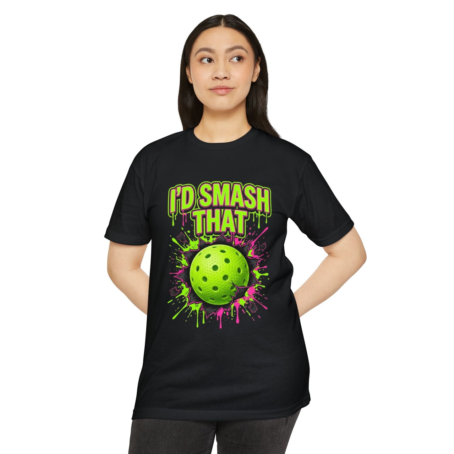 I'd Smash That Pickleball T-Shirt — Salty Attitude Graphic Tee