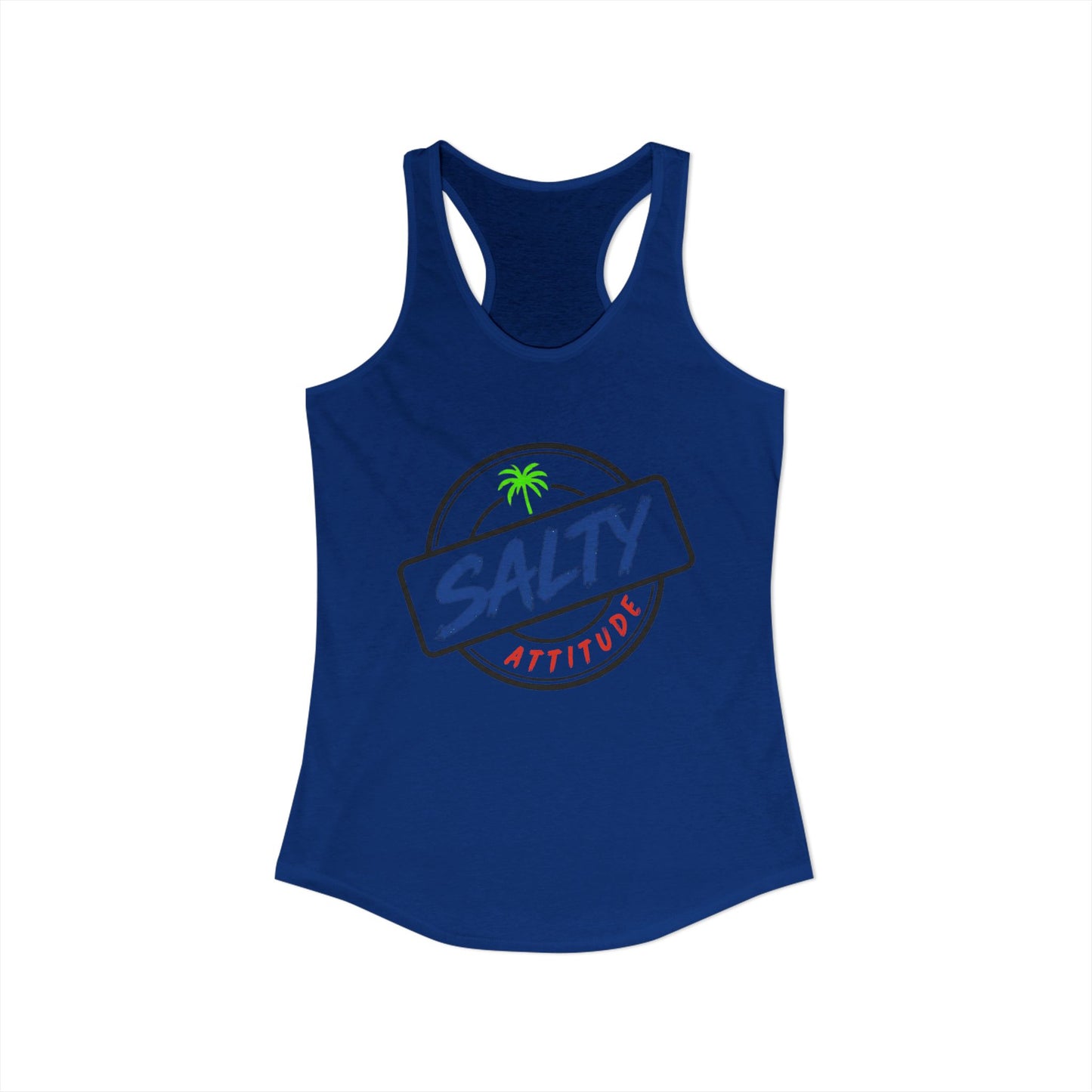 Salty Attitude - Women's Ideal Racerback Tank