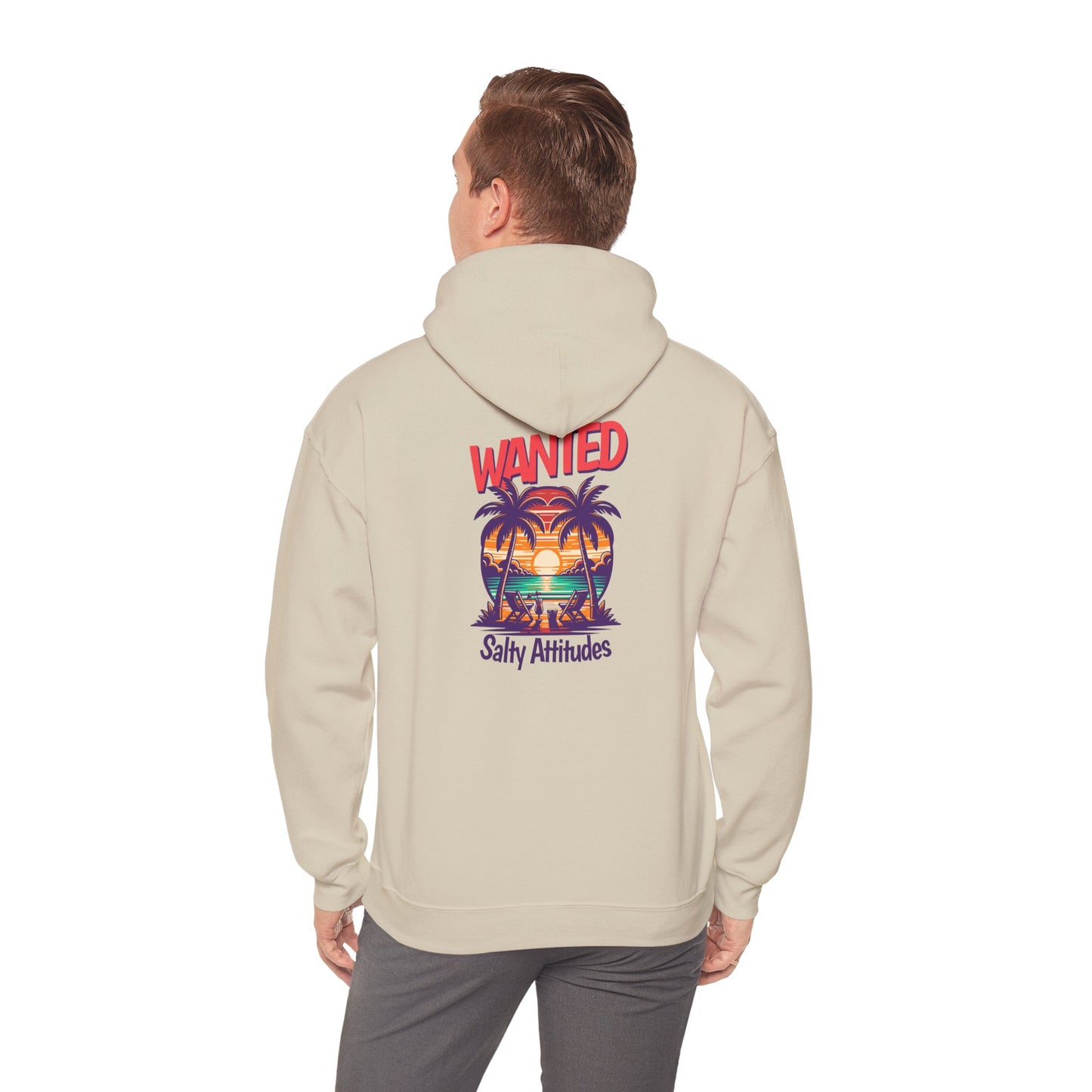Wanted hoodie | Palm Tree Wave hoodie