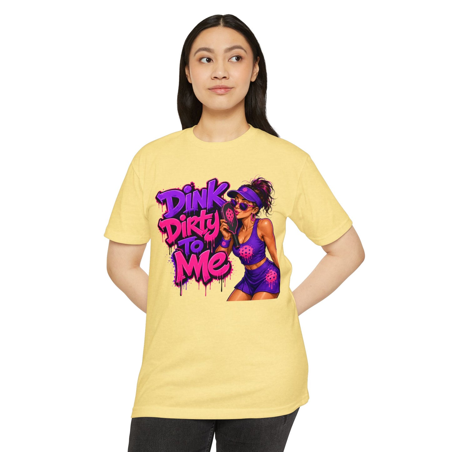 Dink Dirty To Me T-Shirt — Retro Pin-Up Beach Tee (Salty Attitude)