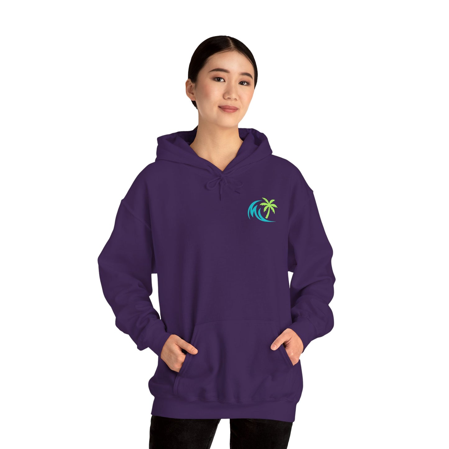 Vibes hoodie | Palm Tree Wave hoodie