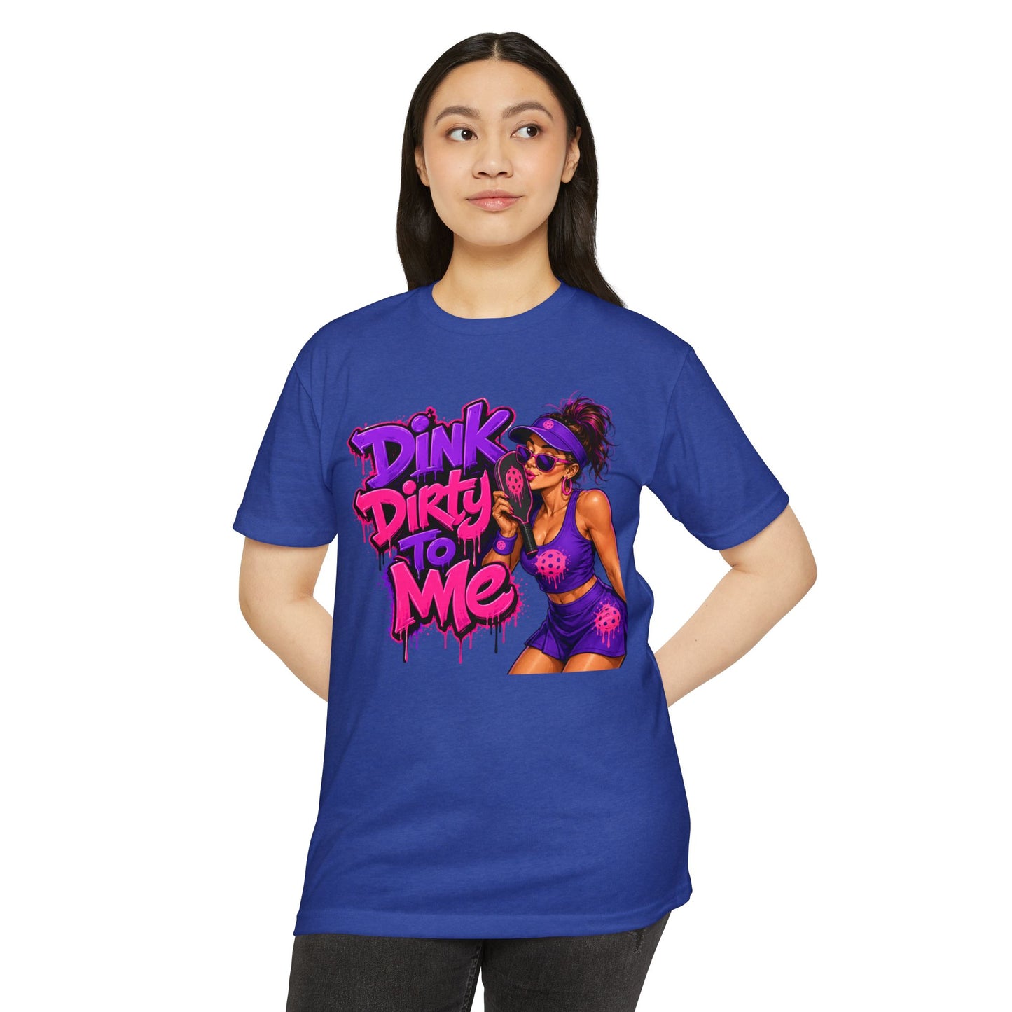 Dink Dirty To Me T-Shirt — Retro Pin-Up Beach Tee (Salty Attitude)
