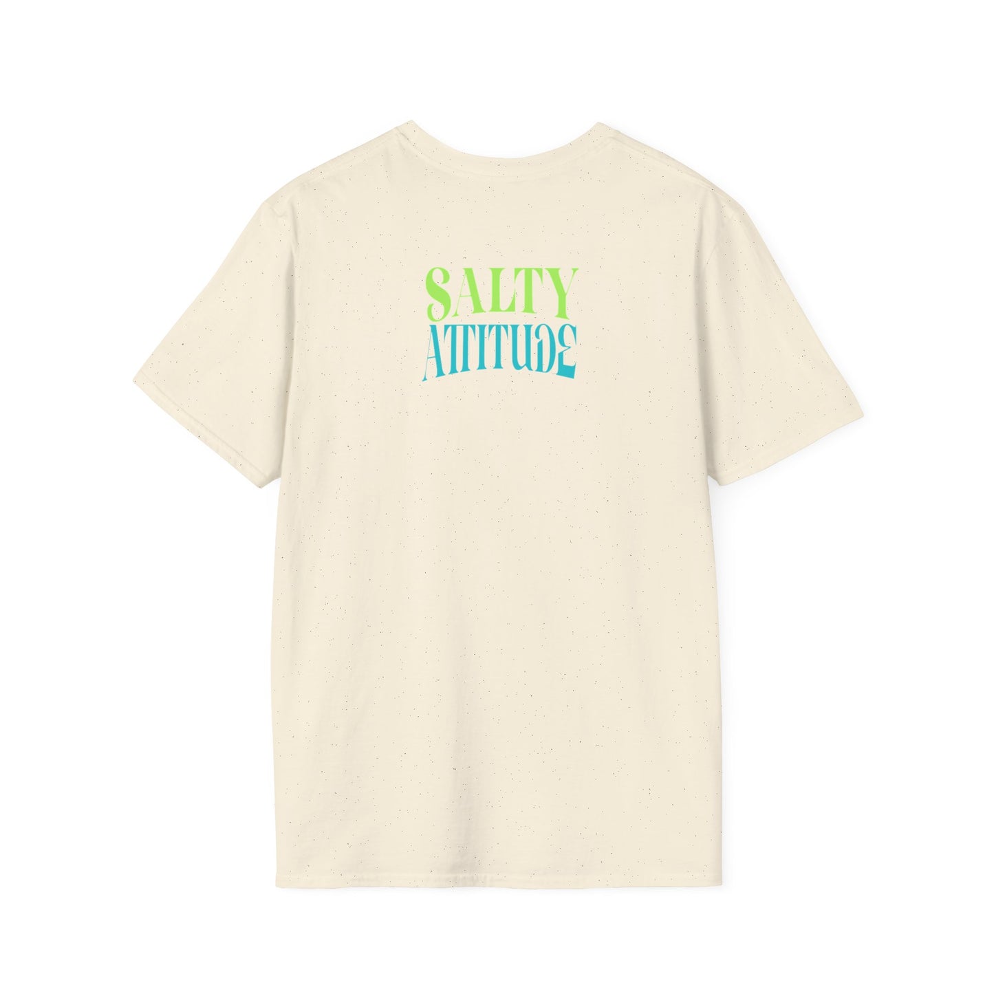 Salty Attitude Beach T-Shirt — Coastal Vacation Shirt with Sunglasses & Palm Icons