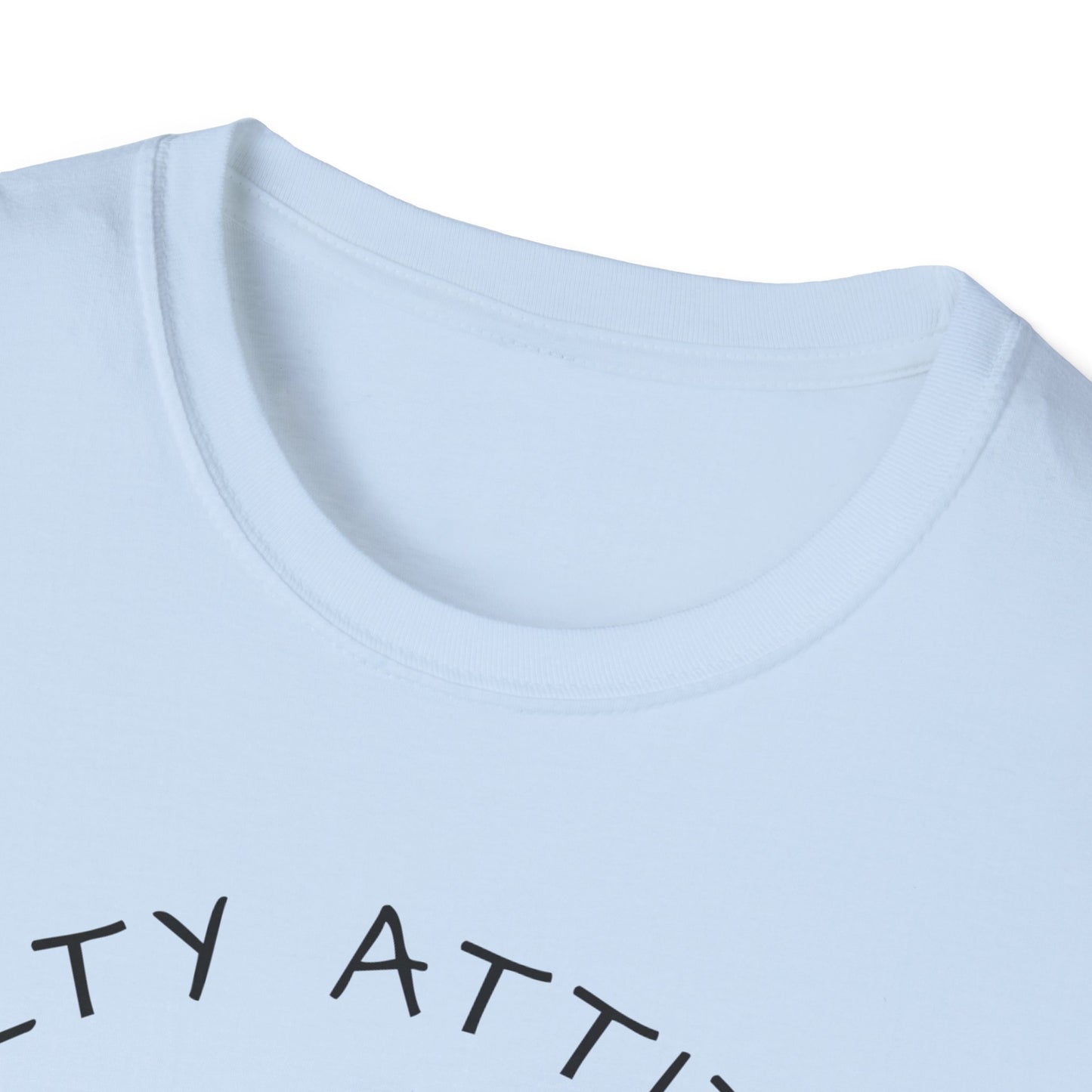 Salty Attitude Beach T-Shirt — Coastal Vacation Shirt with Sunglasses & Palm Icons