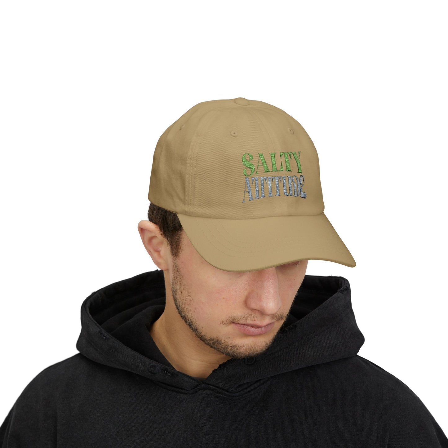 Salty Attitude - Beach Vibes Classic Dad Cap, Summer Hat,