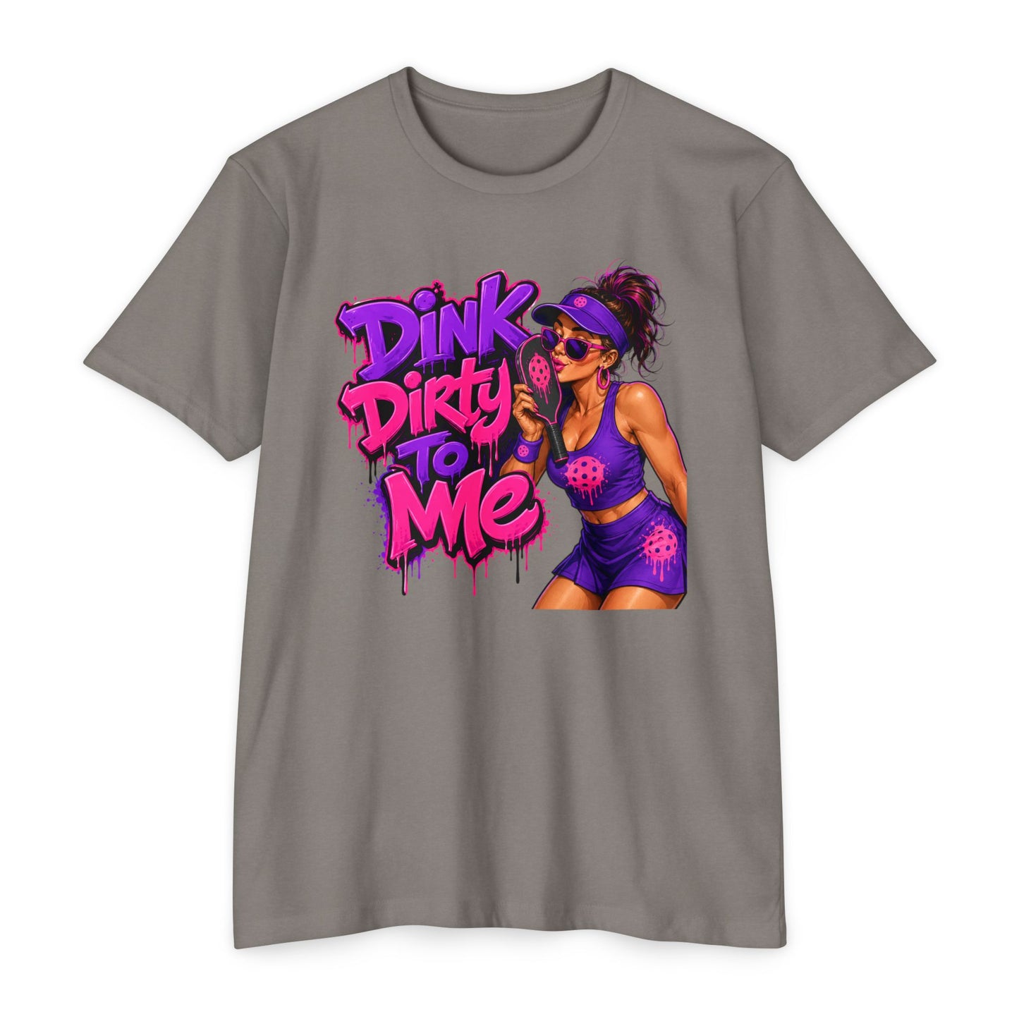 Dink Dirty To Me T-Shirt — Retro Pin-Up Beach Tee (Salty Attitude)