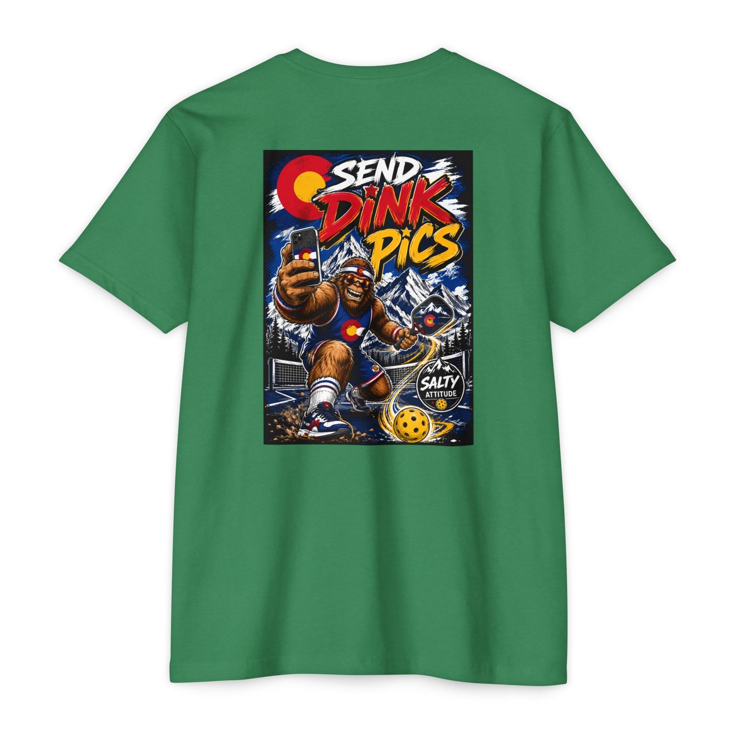Send Dink Pics Basketball T‑Shirt — 'Salty Attitude' Retro Sports Graphic Tee