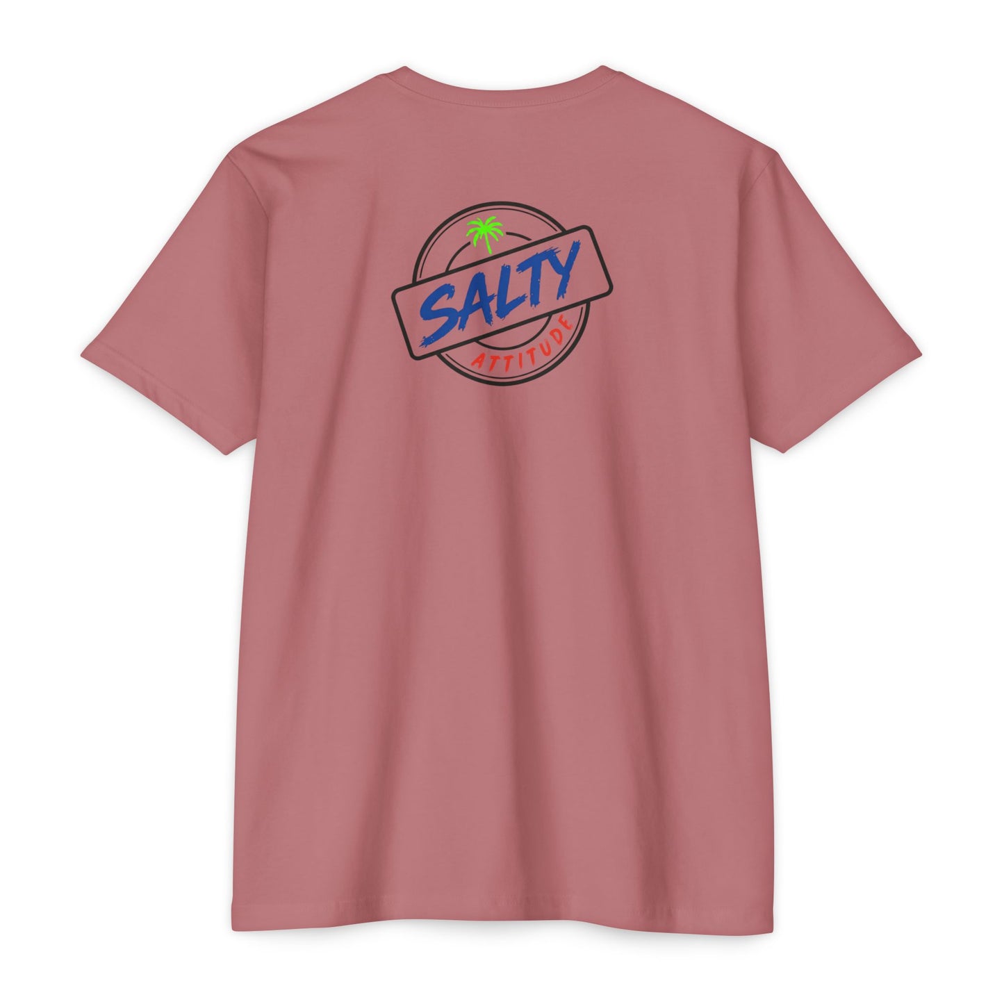 T-Shirt — "Soft Hands Hard Paddle" Tropical Salty Attitude Surf Tee