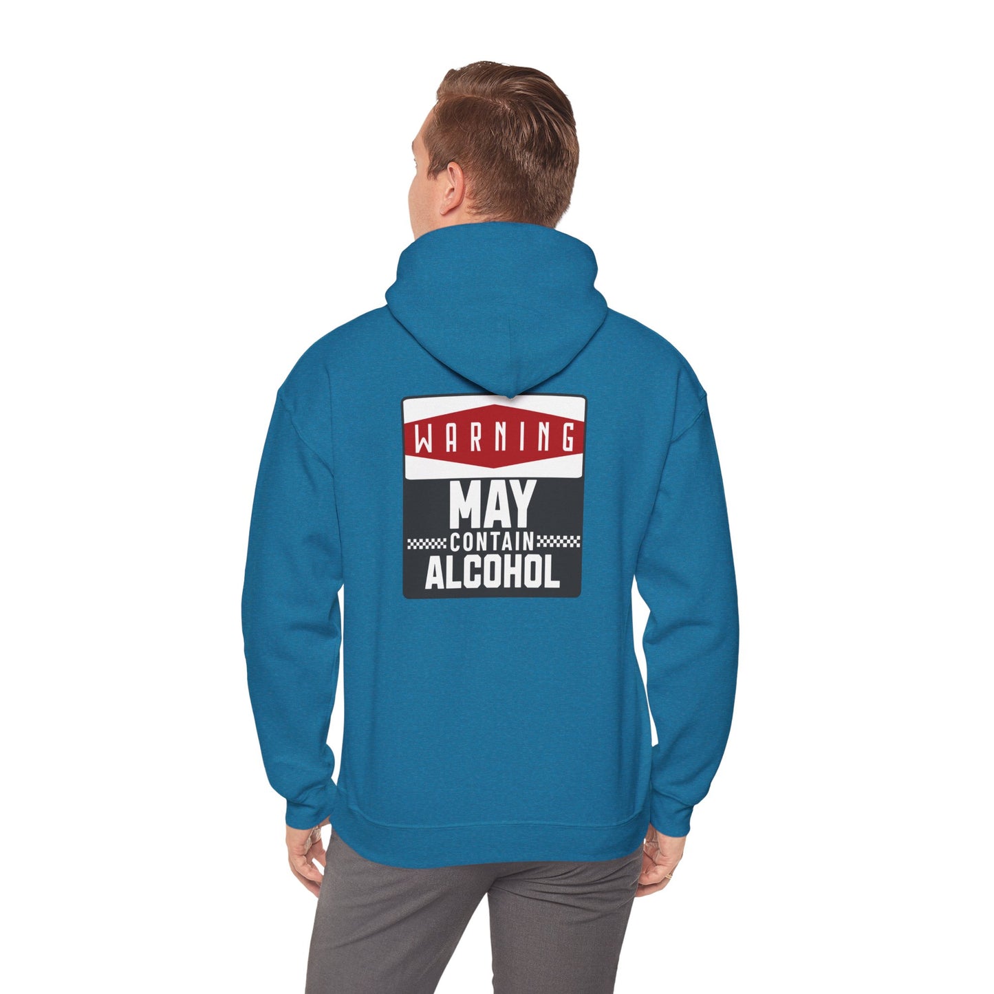 May Contain Alcohol | Palm Tree Wave hoodie
