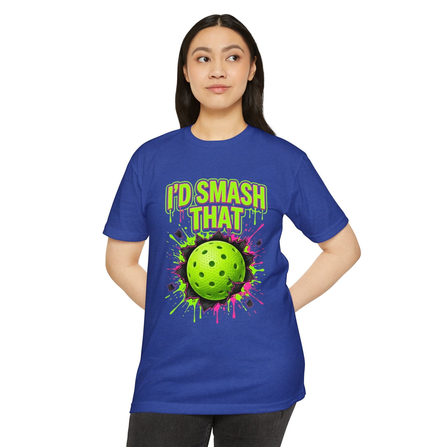 I'd Smash That Pickleball T-Shirt — Salty Attitude Graphic Tee