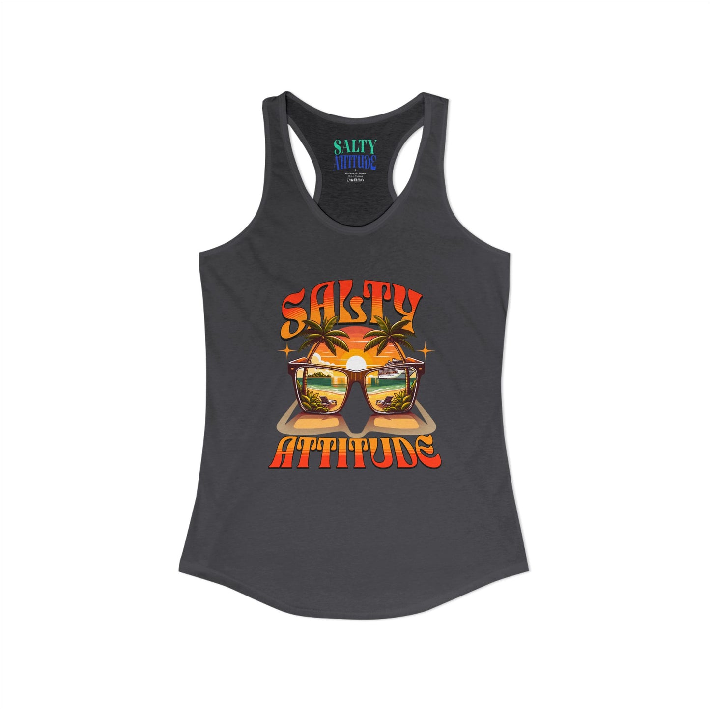 Salty Attitude Sunglass - Women's Ideal Racerback Tank