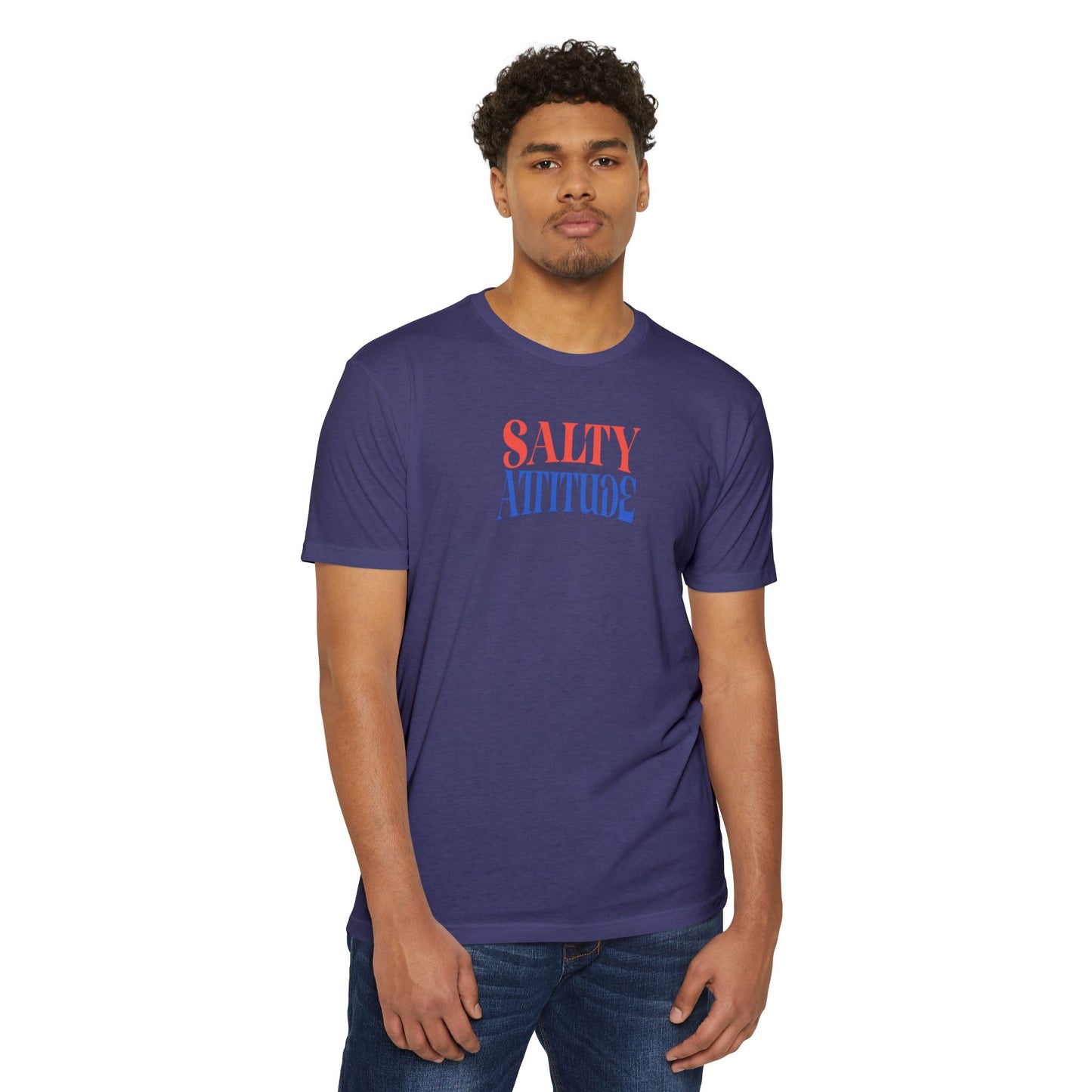 Salty Attitude Beach T-Shirt — Tropical Vacation Graphic Tee