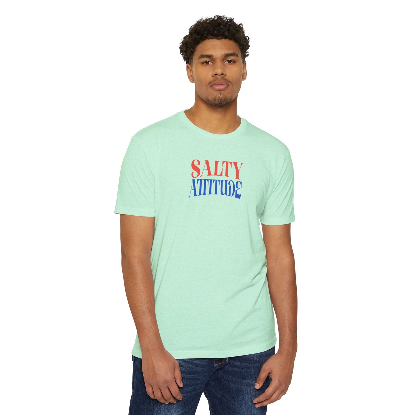 Salty Attitude Beach T-Shirt — Tropical Vacation Graphic Tee