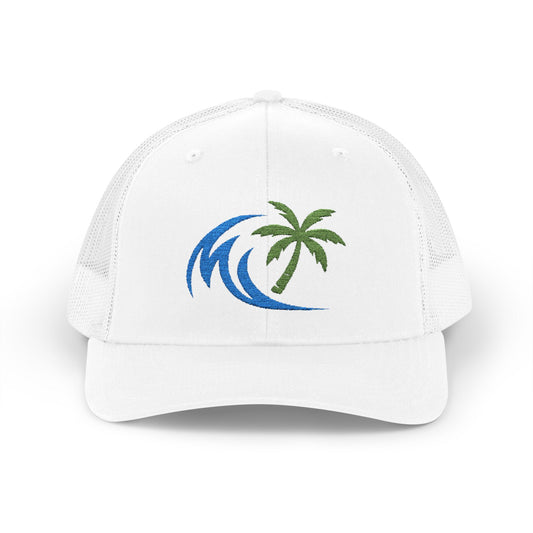 Tropical Wave Snapback Cap, Summer Hat, Beachwear, Vacation Accessory,