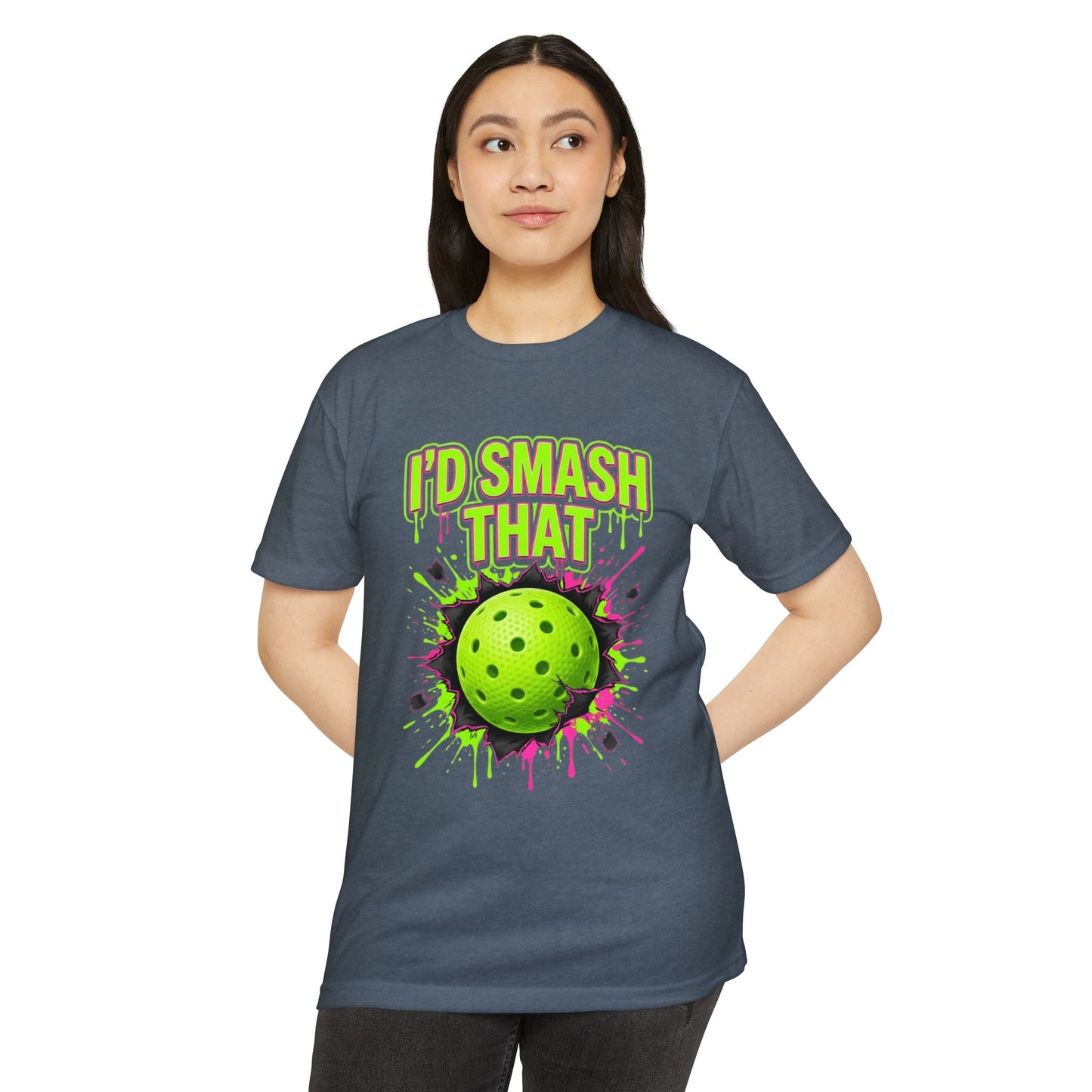 I'd Smash That Pickleball T-Shirt — Salty Attitude Graphic Tee