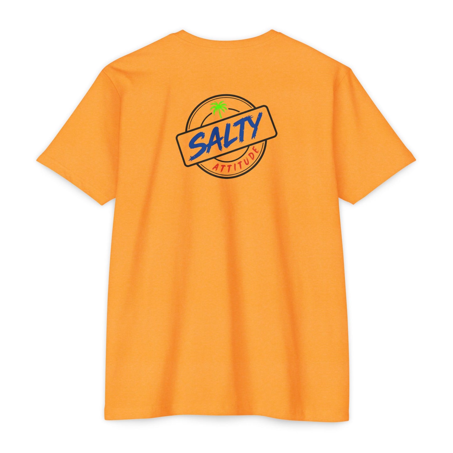 Net Gains Surf T-Shirt — 'Salty Attitude' Retro Beach Graphic Tee