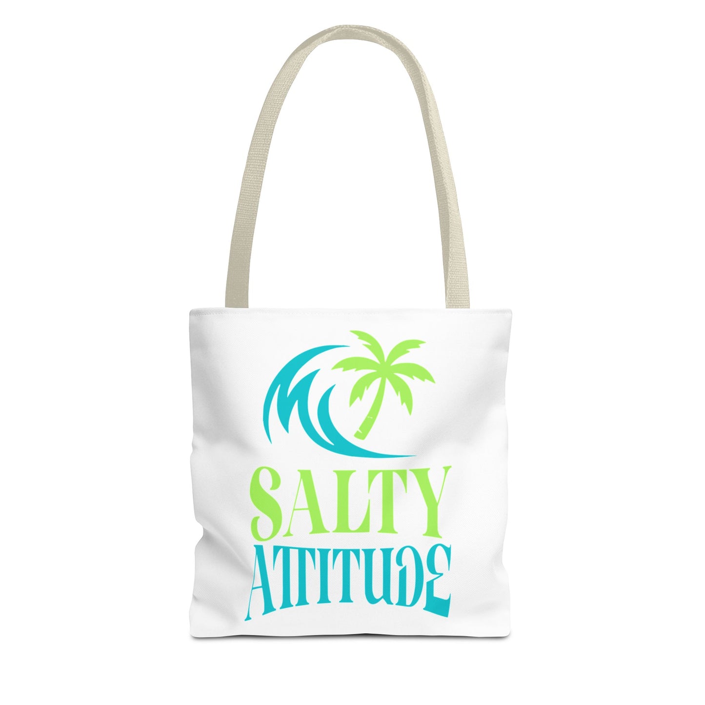 Salty Attitude Tote Bag - Beach Vibes, Summer Essential, Fun Gift, Eco-Friendly