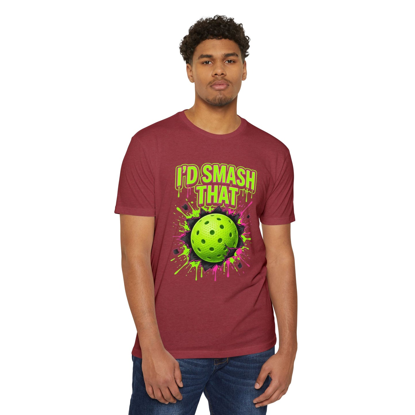 I'd Smash That Pickleball T-Shirt — Salty Attitude Graphic Tee