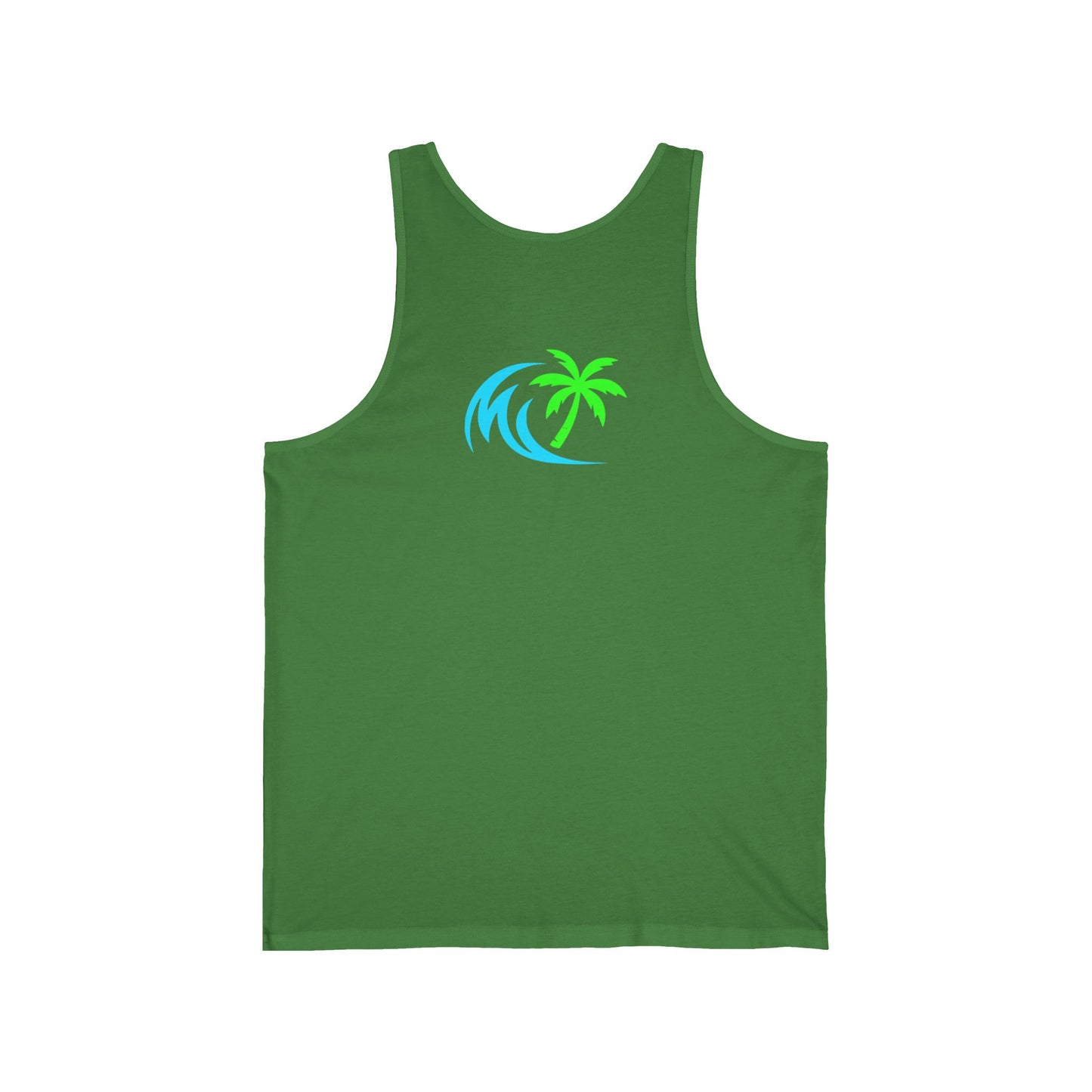 Salty Attitude No Apologies Tank Top — Funny Beach Vibes Surfing Palm Graphic