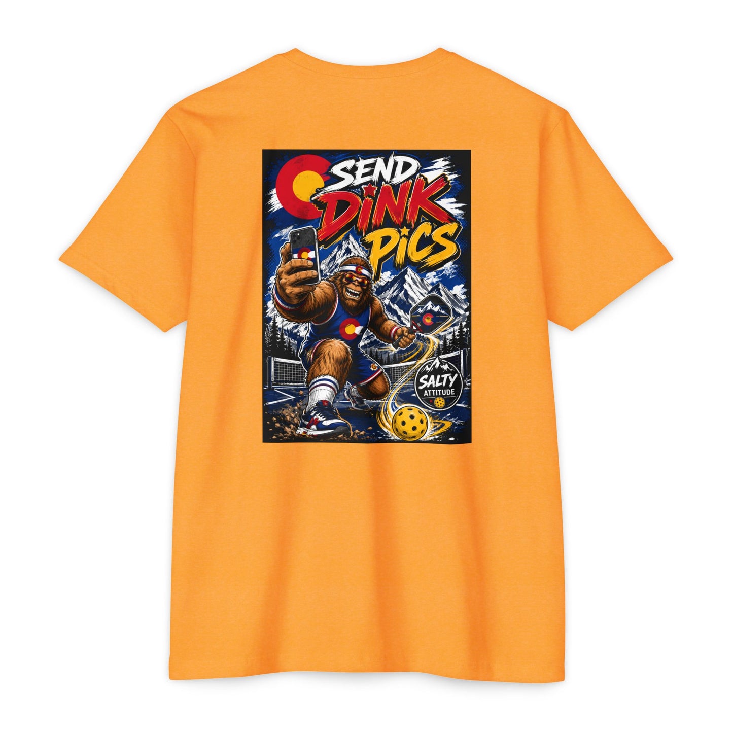 Send Dink Pics Basketball T‑Shirt — 'Salty Attitude' Retro Sports Graphic Tee