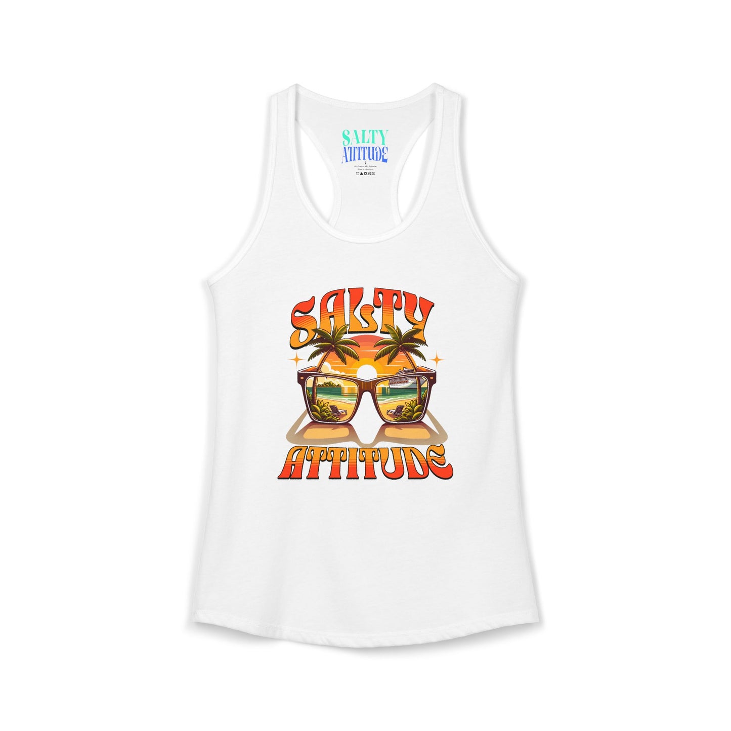 Salty Attitude Sunglass - Women's Ideal Racerback Tank