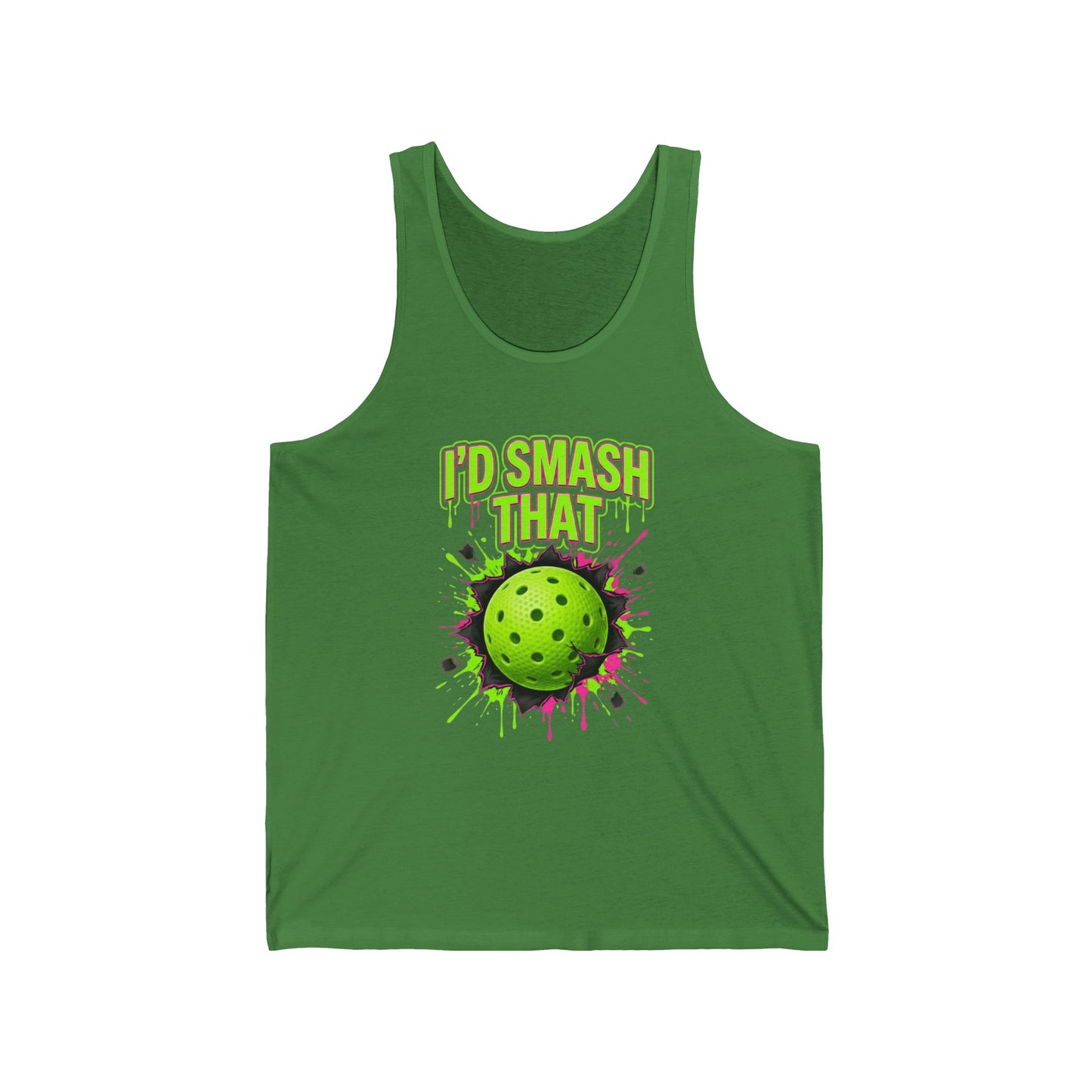 Pickleball Tank Top — "I'd Smash That" Graphic