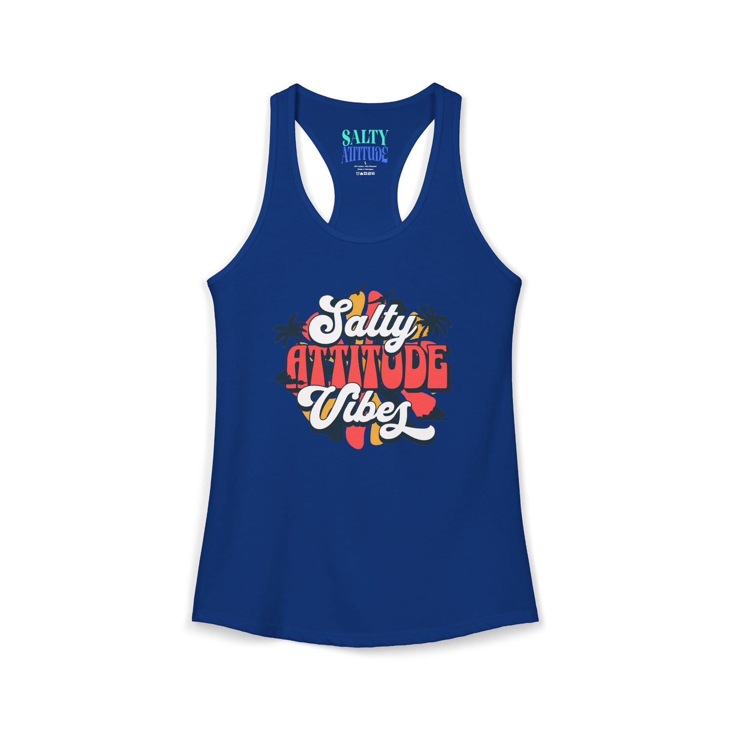 Salty Attitude Vibes -  Women's Ideal Racerback Tank