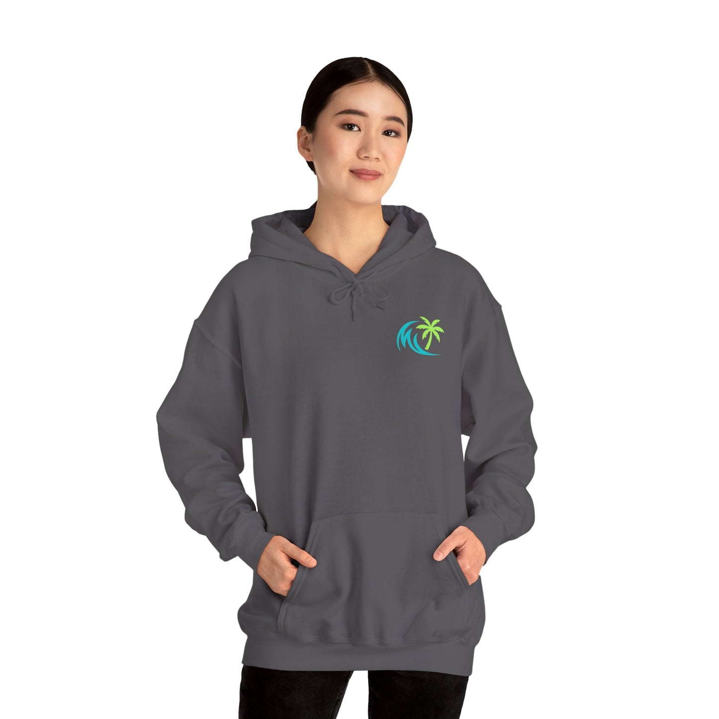 Vibes hoodie | Palm Tree Wave hoodie