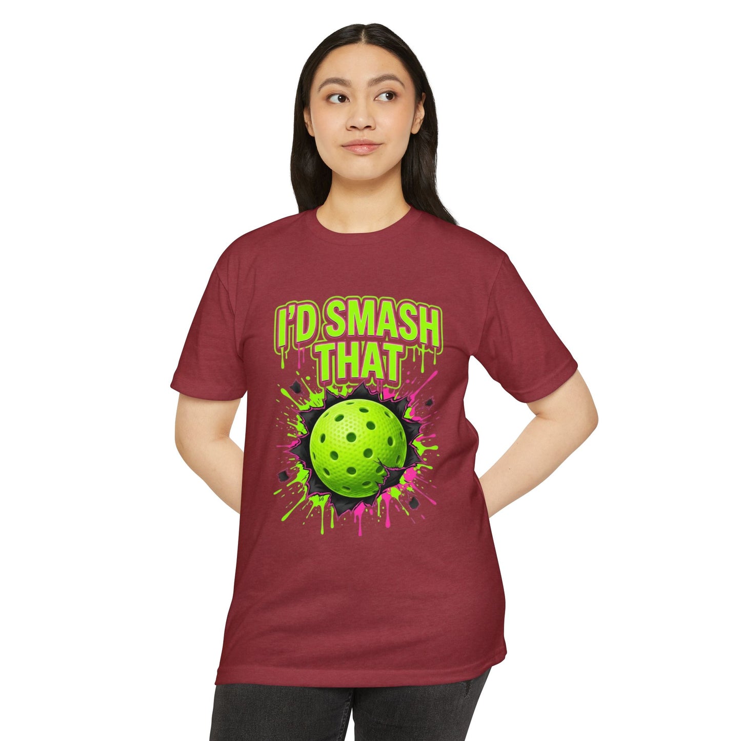 I'd Smash That Pickleball T-Shirt — Salty Attitude Graphic Tee