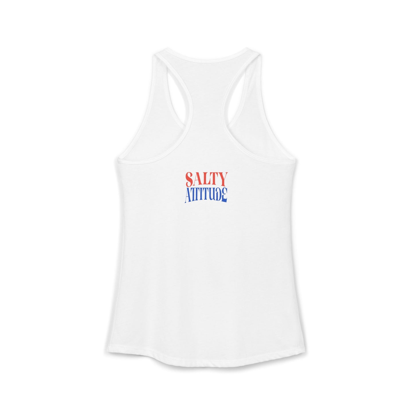 Skeleton Salty Attitude -  Women's Ideal Racerback Tank
