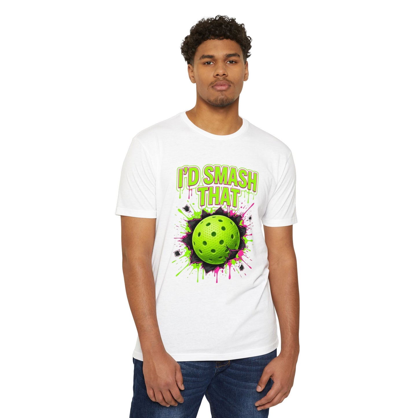 I'd Smash That Pickleball T-Shirt — Salty Attitude Graphic Tee