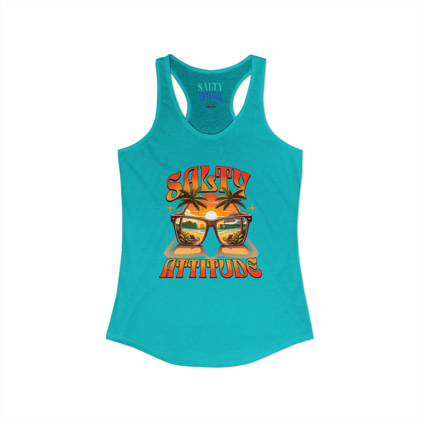 Salty Attitude Sunglass - Women's Ideal Racerback Tank
