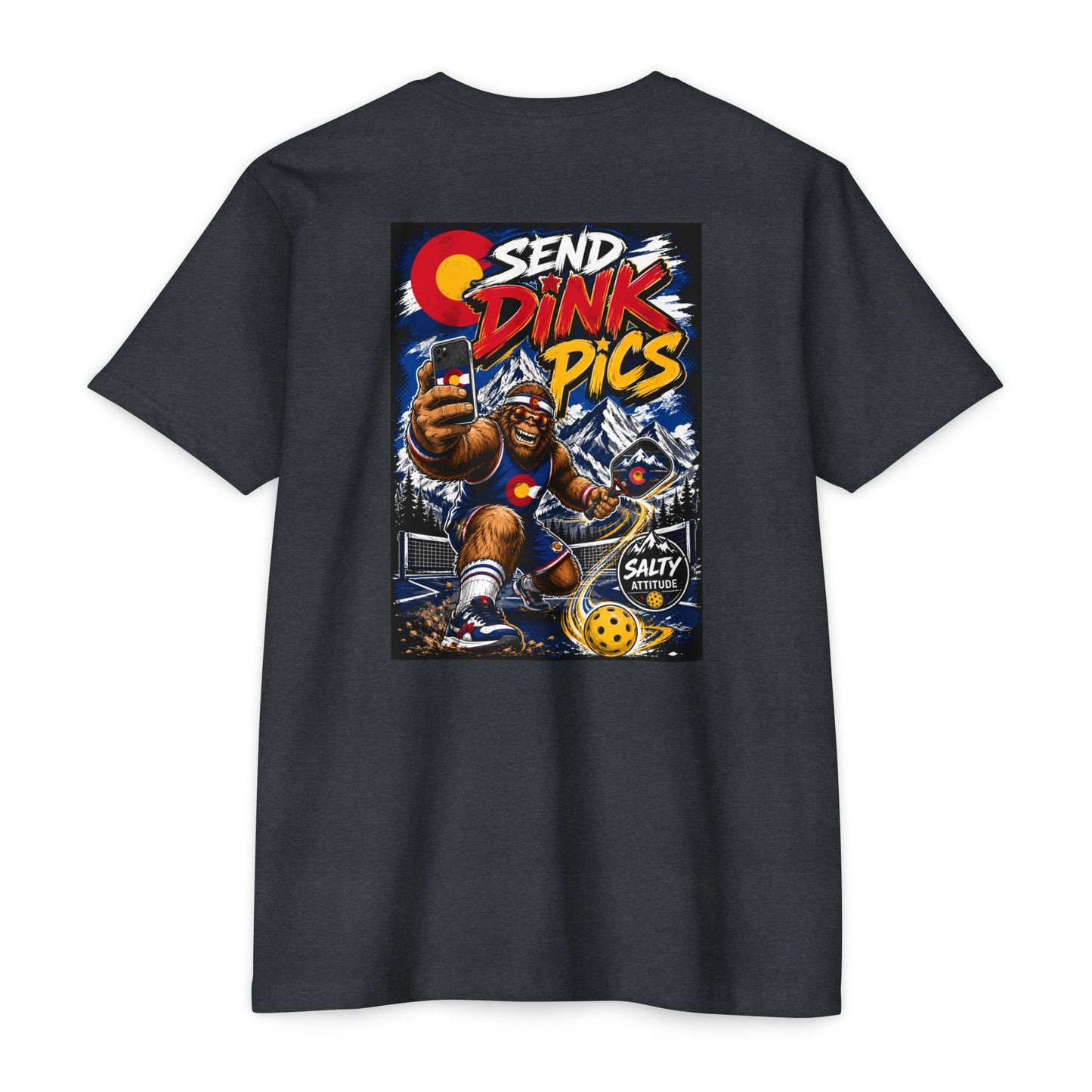 Send Dink Pics Basketball T‑Shirt — 'Salty Attitude' Retro Sports Graphic Tee